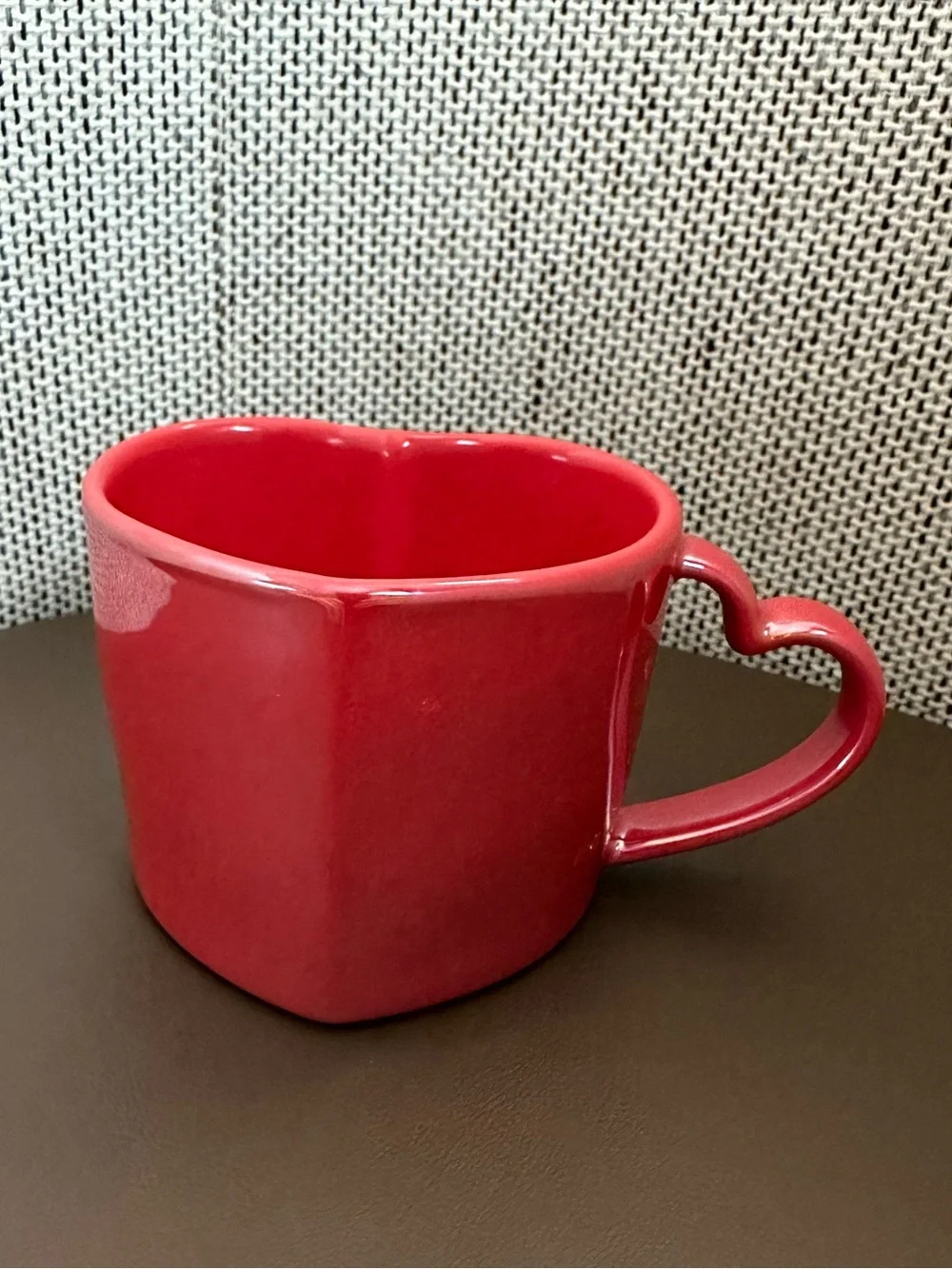 Heart shaped mug • perfect for kids • ceramic cup